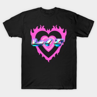 Lit y2k design vaporwave vibe T-Shirt